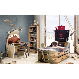 Bibliothèque design royal pour chambre enfant
