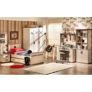 Bibliothèque design royal en bois mdf coloris chêne Bibliothèque design royal en bois mdf coloris chêne