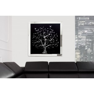 Tableau magnifique mural 80x80 cm Grand Arbre en cristaux Tableau magnifique mural 80x80 cm Grand Arbre en cristaux