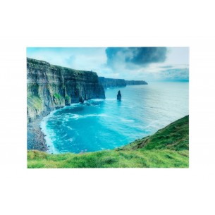 Tableau design Irlande 60x80 cm en verre multicouleur