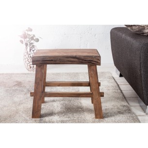 Tabouret 40 cm design en bois massif recyclé Tabouret 40 cm design en bois massif recyclé