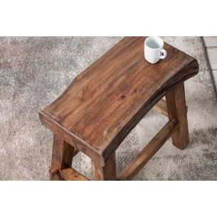 Tabouret 40 cm design en bois massif recyclé Tabouret 40 cm design en bois massif recyclé