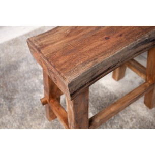 Tabouret 40 cm design en bois massif recyclé Tabouret 40 cm design en bois massif recyclé