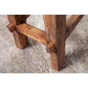 Tabouret 40 cm design en bois massif recyclé Tabouret 40 cm design en bois massif recyclé