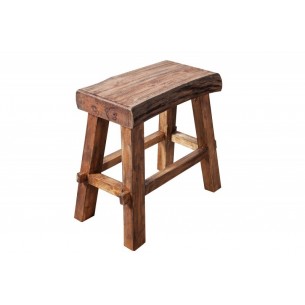 Tabouret 40 cm design en bois massif recyclé Tabouret 40 cm design en bois massif recyclé