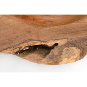 Corbeille de fruits design naturel en bois teck Corbeille de fruits design naturel en bois teck