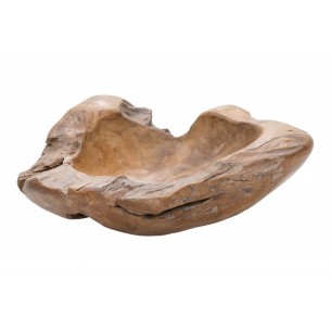 Corbeille de fruits design naturel en bois teck Corbeille de fruits design naturel en bois teck