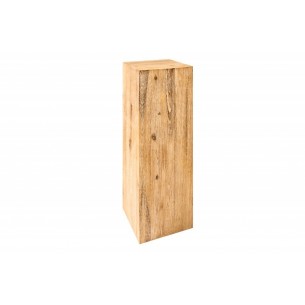 Colonne design naturel de 75 cm en bois massif