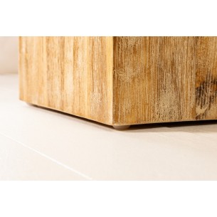 Colonne design naturel de 50 cm en bois massif Colonne design naturel de 50 cm en bois massif