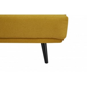 Canapé design scandinave de 214 cm coloris jaune moutarde