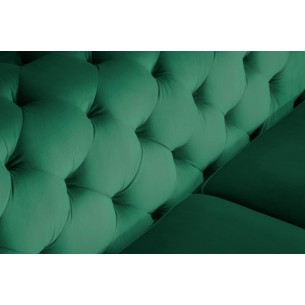 Canapé design BAROQUE 240cm velours vert