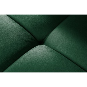 Pouf module en velours coloris vert émeraude Pouf module en velours coloris vert émeraude