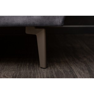 Canapé de 220cm coloris gris foncé Canapé de 220cm coloris gris foncé