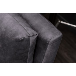 Canapé de 220cm coloris gris foncé Canapé de 220cm coloris gris foncé