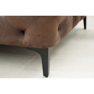 Tabouret design baroque coloris brun antique