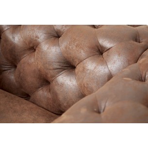 Fauteuil design baroque coloris marron antique