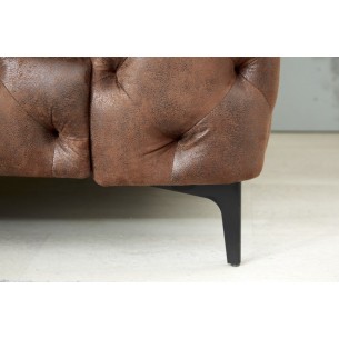 Fauteuil design baroque coloris marron antique