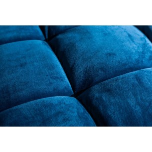 Canapé 225cm en velours coloris bleu aqua