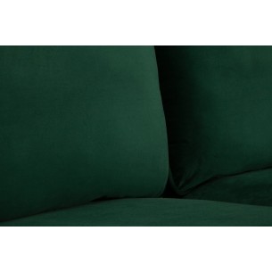 Canapé 210cm en velours coloris vert Canapé 210cm en velours coloris vert