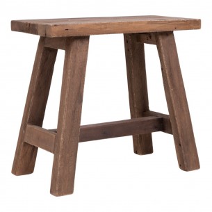 Banc en bois massif recyclé coloris naturel