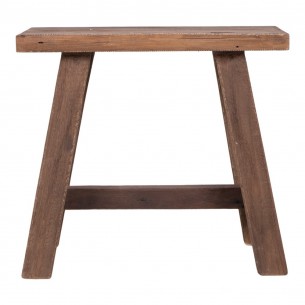 Banc en bois massif recyclé coloris naturel