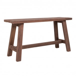 Banc design en bois massif recyclé