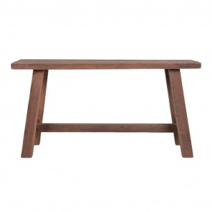 Banc design en bois massif recyclé